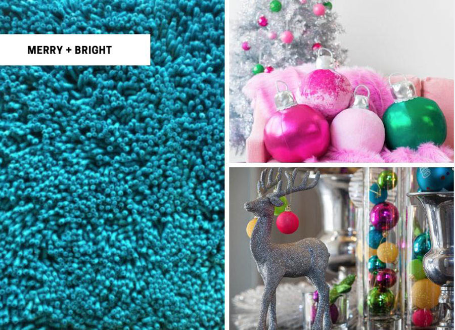Merry and Bright cozy holiday area rugs