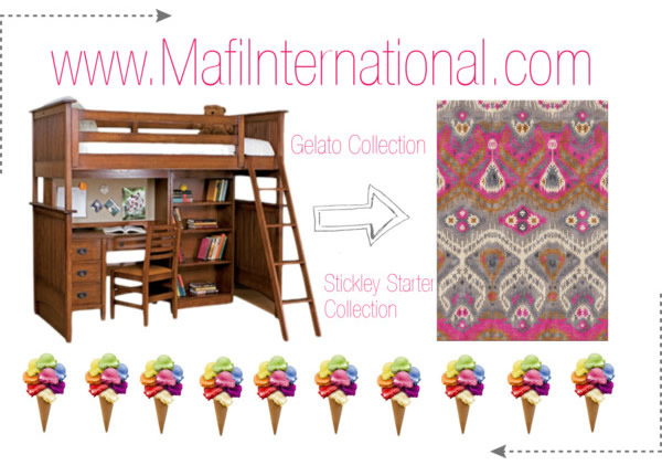 Stickley Starter Collection and the Gelato Collection of custom rugs