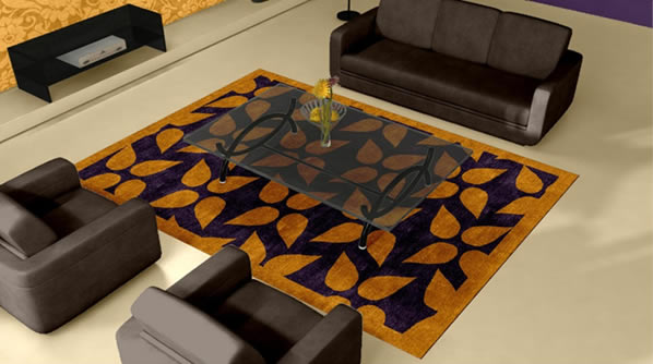 Custom area rug with UW colors...... GO DAWGS!