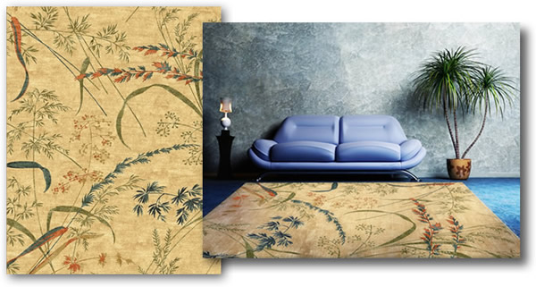Inspiring custom rug by Mafi International - 2012 interior color fashion