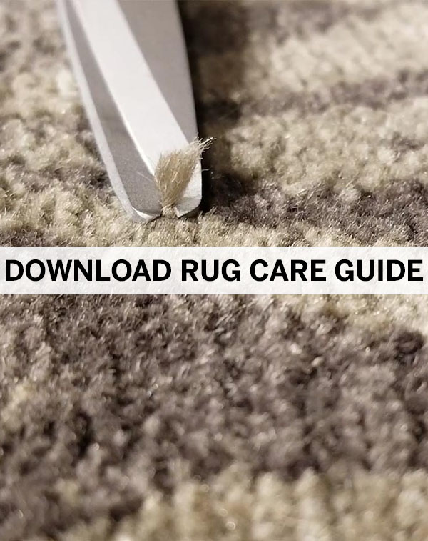 Download a print-friendly version of our Rug Care Guide