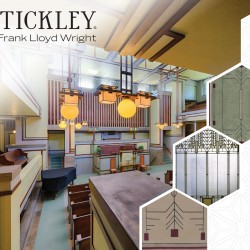 Stickley Area Rugs inspired by Frank Lloyd Wright