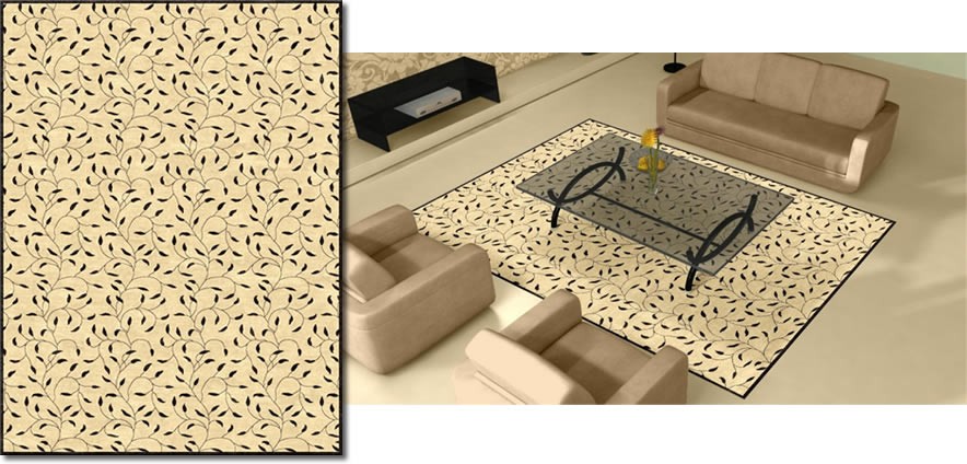 Mafi Signature 16: The Classic Black and White Tuxedo with a custom rug from Mafi International
