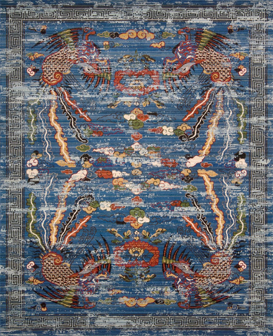 Barclay Butera | Dynasty | DYN03: Midnight area rug at Mafi International