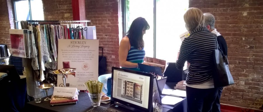 Gina Crosslin of Mafi International | Stickley partakes in Portland Road Show