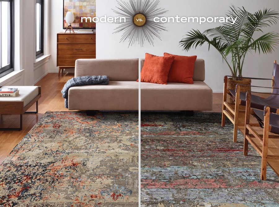 Modern Area Rugs vs. Contemporary Area Rugs