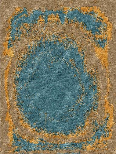 Contemporary Blue/Navy Wool Area Rug: Mafi Signature Custom Modern 09 MD-52 (Hand-Knotted Area Rug)_Contemporary Blue/Navy Wool Area Rug: Mafi Signature Custom Modern 09 MD-52 (Hand-Knotted Area Rug)