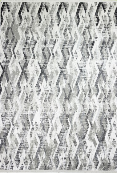 Transitional/Modern Ivory Area Rug: Summit Alrosa 191421: Ivory/Grey (Power-Loomed Area Rug)