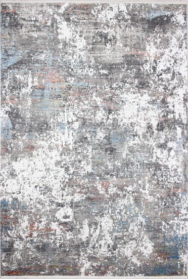 Transitional/Modern Ivory Area Rug: Summit Alrosa 191021: Ivory/Rust (Power-Loomed Area Rug)