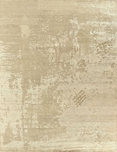 Bohemian Beige/Tan Area Rug: Mafi Signature Abstract AB-266 (Hand-Crafted Area Rug)