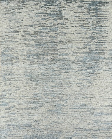 Bohemian/Transitional Green Wool Area Rug: Mafi Signature Amber AM-3026 (Hand-Knotted Area Rug)
