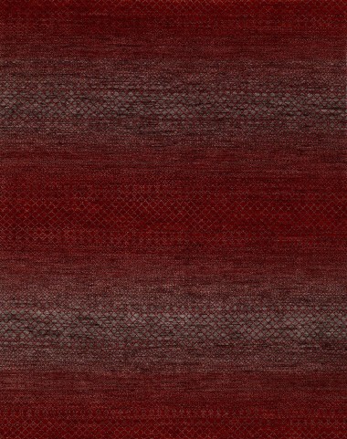 Bohemian/Transitional Red/Burgundy Wool Area Rug: Mafi Signature Amazon AMZ-522 (Hand-Knotted Area Rug)
