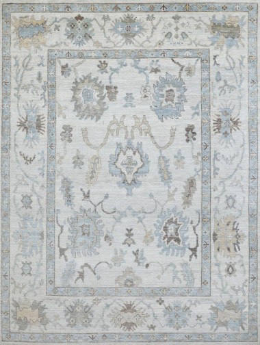 Traditional Beige/Tan Wool Area Rug: Mafi Signature Verdant AN-157 (Hand-Crafted Area Rug)