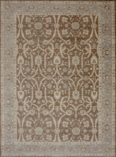 Traditional Beige/Tan Wool Area Rug: Mafi Signature Ariana AR-151 (Hand-Knotted Area Rug)