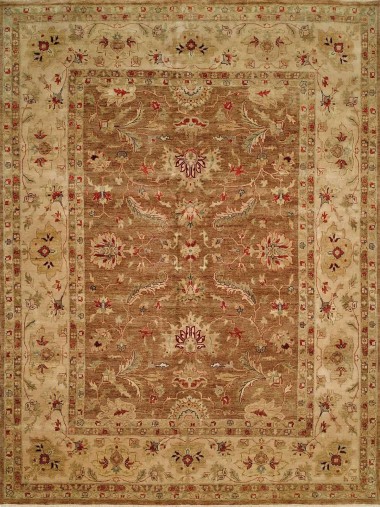 Regal | Archimedes | 181459: Brown area rug Traditional Brown Wool Area Rug: Regal Archimedes 181459: Brown (Hand-Knotted Area Rug)