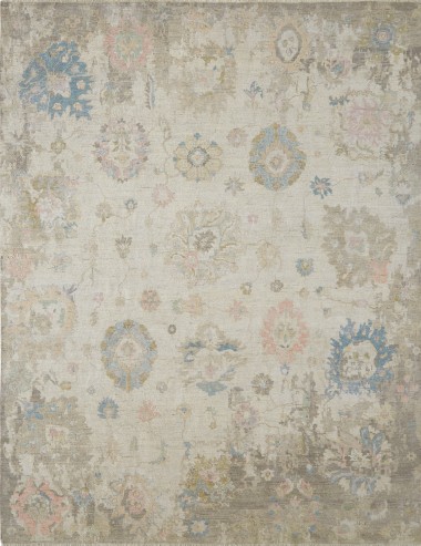 Regal | Aficionado | 181092: Antique Linen/Earth Tones area rug Traditional Beige/Tan Wool Area Rug: Regal Aficionado 181092: Antique Linen/Earth Tones (Hand-Knotted Area Rug)