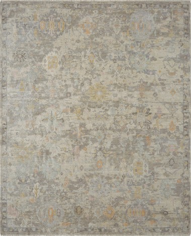 Traditional Beige/Tan Wool Area Rug: Regal Aficionado 181882: Warm Sands/Grey (Hand-Knotted Area Rug)