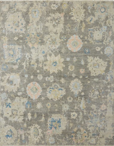 Traditional Multi Wool Area Rug: Regal Aficionado 181982: Earth Tones/Blue (Hand-Knotted Area Rug)