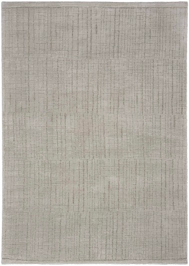 Bohemian/ModernGrey/Silver Area Rug: Revival Andorra 180160: Silver (Power-Loomed Area Rug)
