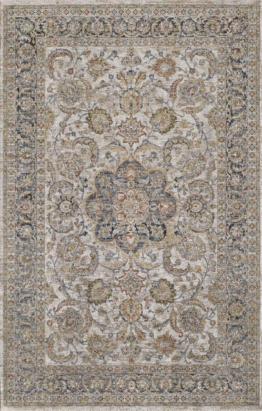 Traditional White/Ivory Area Rug: Madison Avoca 1313048: Ivory (Power-Loomed Area Rug)