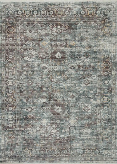 Traditional Grey/Silver Area Rug: Allure Bright Nydra 1250 (Power-Loomed Area Rug)