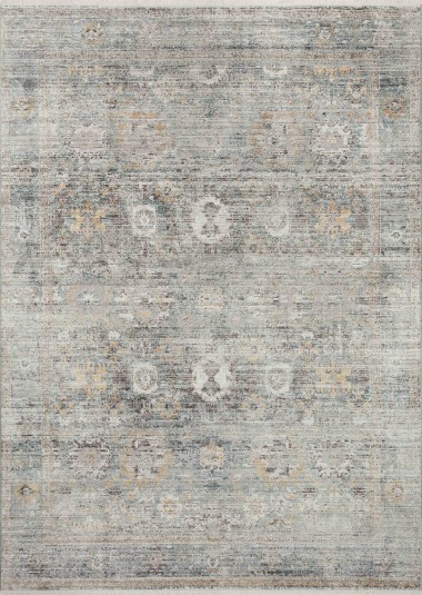 Traditional Blue/Navy Area Rug: Allure Bright Nydra 1260 (Power-Loomed Area Rug)
