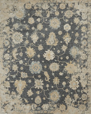 Regal | Blue Mountains | 182973: Charcoal area rug Traditional Charcoal/Black Wool Area Rug: Regal Blue Mountains 182973: Charcoal (Power-Loomed Area Rug)