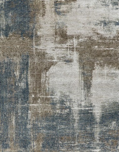 Transitional/Modern Beige/Tan Wool Area Rug: Mafi Signature Damas CLUX-1208 (Hand-Knotted Area Rug)