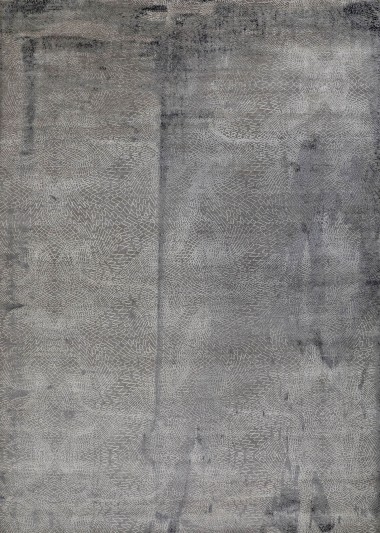 Mafi Signature | Cologne | COL-216: Silver/Charcoal area rug Transitional/Modern Grey/Silver Wool Area Rug: Mafi Signature Cologne COL-216 (Hand-Knotted Area Rug)