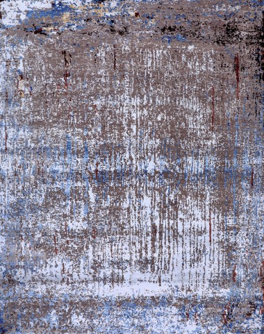 Transitional/Modern Beige/Tan Wool Area Rug: Mafi Signature Cosmos COM-5662 (Hand-Knotted Area Rug)