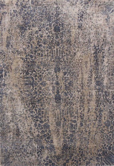Transitional/Modern Brown Wool Area Rug: Mafi Signature Cosmos COM-380 (Hand-Knotted Area Rug)
