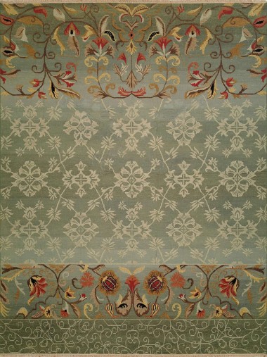 Regal | Cyprus Point | 183918: Blue area rug Transitional Blue/Navy Wool Area Rug: Regal Cyprus Point 183918: Blue (Handmade Area Rug)