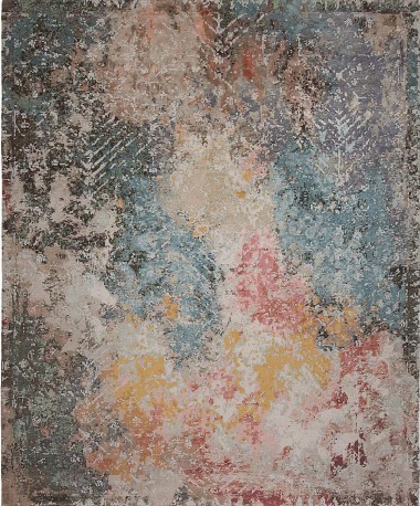 Modern/Transitional Multi Wool Area Rug: Silk Road Catherine 1934 (Hand-Knotted Area Rug)