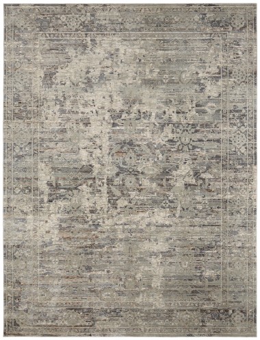 Traditional/Transitional Beige/Tan Area Rug: Regal Crater Mountain 183741: Naturals/Greys (Power-Loomed Area Rug)