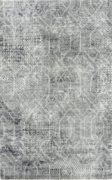 Modern Black Wool Area Rug: Bainbridge Cutler 23111: Black/Ivory (Luxe-Weave Construction Area Rug)