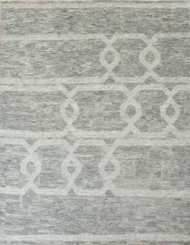 Transitional/Bohemian Beige/Tan Wool Area Rug: Mafi Signature Harmony DJ-1200 (Hand-Knotted Area Rug)
