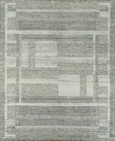 Transitional/Bohemian Beige/Tan Wool Area Rug: Mafi Signature Harmony DJ-1340 (Hand-Knotted Area Rug)