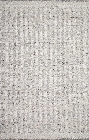 Modern/Bohemian Beige/Tan Wool Area Rug: Madison Dacota 1344052: Natural (Hand-Woven Area Rug)