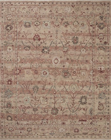 Traditional/Transitional Beige/Tan Wool Area Rug: Allure Domas 1410 (Hand-Knotted Area Rug)
