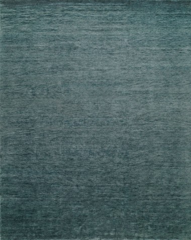Transitional/Modern Blue/Navy Wool Area Rug: Regal Ellipse 185948: Blue (Hand-Knotted Area Rug)