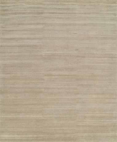 Transitional/Modern Beige/Tan Wool Area Rug: Regal Ellipse 185358: Ecru (Hand-Knotted Area Rug)