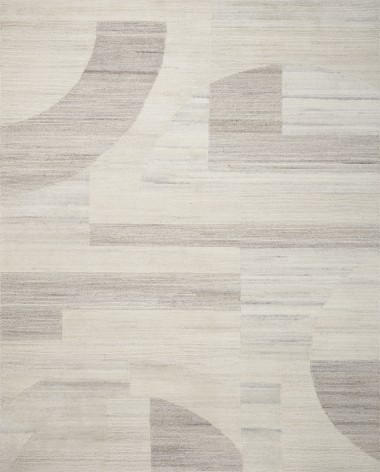 Modern/Transitional Beige/Tan Wool Area Rug: Allure Eldorado 1510 (Hand-Knotted Area Rug)
