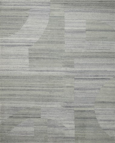 Modern/Transitional Grey/Silver Wool Area Rug: Allure Eldorado 1510 (Hand-Knotted Area Rug)