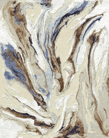 Modern/Transitional Beige/Tan Wool Area Rug: Third and Wall Corrie LaVelle Embark ULAV-260 (Hand-Knotted Area Rug)