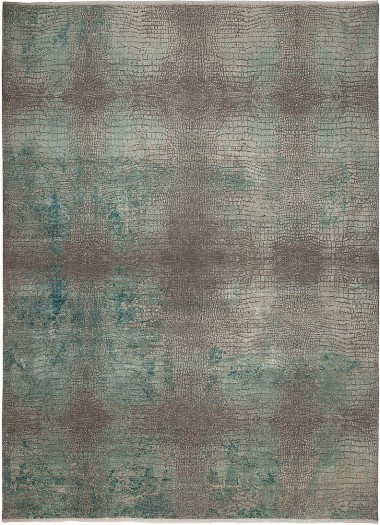 Modern/Transitional Grey Wool Area Rug: Silk Road Epiphany 1950471 (Hand-Knotted Area Rug)