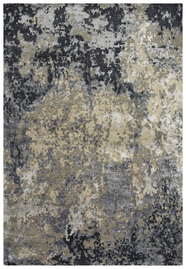 Modern Beige Wool Area Rug: Bainbridge Finest 26601: Beige/Grey (Hand-Knotted Area Rug)