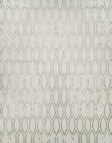Regal | Grandeur | 187117: Platinum White area rug Transitional Grey/Silver Wool Area Rug: Regal Grandeur 187117: Platinum White (Handmade Area Rug)