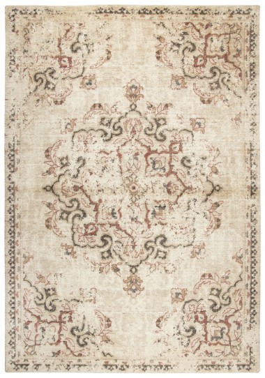 Transitional Beige Wool Area Rug: Bainbridge Golden State 273516: Beige/Grey (Luxe-Weave Construction Area Rug)
