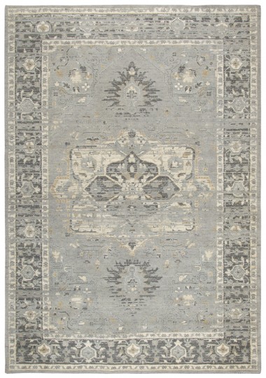 Transitional Grey Wool Area Rug: Bainbridge Golden State 278976: Grey/Grey (Power-Loomed Area Rug)