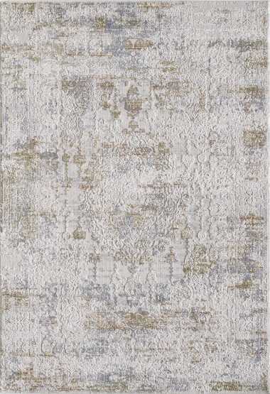 Traditional Grey/Silver Area Rug: Madison Geena 1373407: Grey/Gold (Power-Loomed Area Rug)